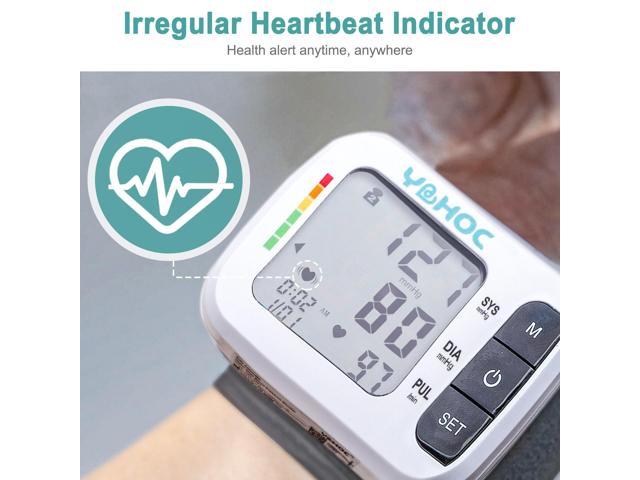 Wrist Blood Pressure Monitor Automatic Wrist Bp Monitor Talking Blood  Pressure Cuff for Home Use Adjustable Cuffs for Adult Electronic Digital  Large LCD Display with Battery and Carrying Case - Yahoo Shopping