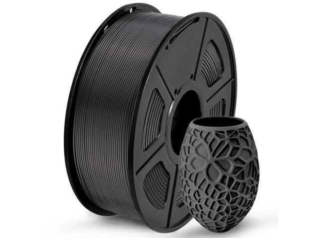 Salie smaak Grommen PLA 3D Printer Filament, SUNLU Neatly Wound PLA Filament 1.75mm Dimensional  Accuracy +/- 0.02mm, Fit Most FDM 3D Printers, Good Vacuum Packaging  Consumables, 1kg Spool (2.2lbs), 330 Meters, PLA Black - Newegg.com