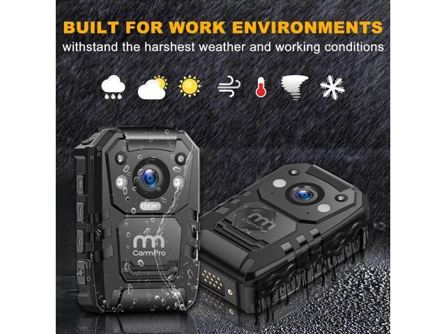 cammpro i826 1296p hd police body camera