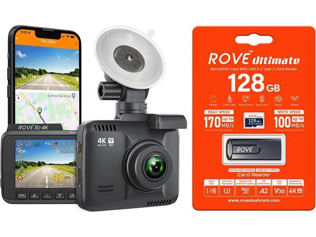 diepgaand Goed gevoel verschijnen ROVE R2-4K Dash Cam | 128GB Micro SD Card - Newegg.com
