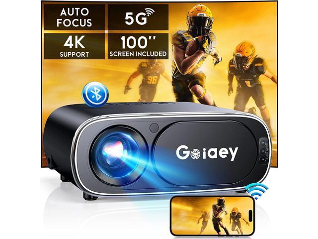 Auto Focus - Projector 5G WiFi Bluetooth - Goiaey 480 ANSI 18000L