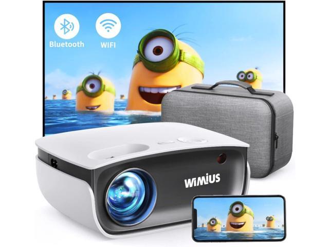 : Smart Projector , Mini Projector 1080P, 150 ANSI Lumen 9500L  Portable Projector, Projector with WiFi and Bluetooth Remote  Control,Support 4K Compatible with TV Stick,Laptop,iOS & Android :  Electronics