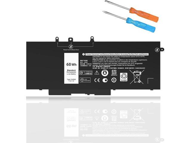 68WH GJKNX Dell Battery Replacement for Dell Latitude 5480 5580 5280 5288 5488 5590 5591 5490 5491 5495 E5480 E5580 E5490 E5590 Precision 15 3520 3530 Series GD1JP DY9NT 5YHR4 451-BBZG 4-Cell 68WH GJKNX Dell Battery Replacement for Dell Latitude 5480 5580 5280 5288 5488 5590 5591 5490 5491 5495 E5480 E5580 E5490 E5590 Precision 15 3520 3530 Series GD1JP DY9NT 5YHR4 451-BBZG 4-Cell