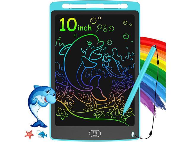 TECJOE 2 Pack 10 Inch LCD Writing Tablet for Kids, Colorful Doodle Board,  Electronic Drawing Tablet Drawing Pads for 3-6-Year-Old Kids Gifts (Pink  and