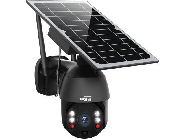 laser smart solar outdoor camera and floodlight