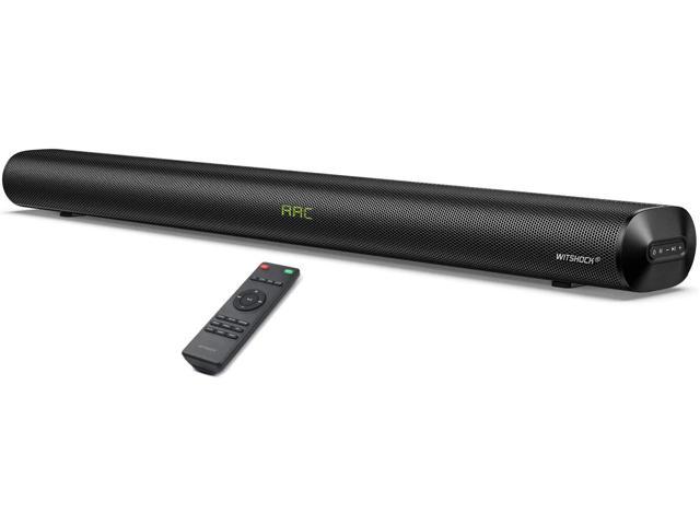 inden for Lår crush Sound Bar Soundbar TV Speaker: 110 Watt 2.1 CH Surround System Home Theater  with Built-in Subwoofer Wireless Wired Bluetooth 5.0 Optical AUX HDMI-ARC  RCA USB Connectivity for Television - Mountable - Newegg.com