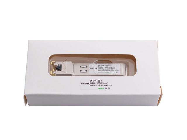 1.25G SFP-T, 10/100/1000BASE-T Gigabit Copper SFP, Wiitek SFP to RJ45 ...