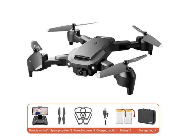 4DRC V23 obstacle avoidance drone with HD camera, beginner quadcopter, intelligent flight, optical flow positioning hover, app controlled dual lens switch, with 2 batteries and storage bag