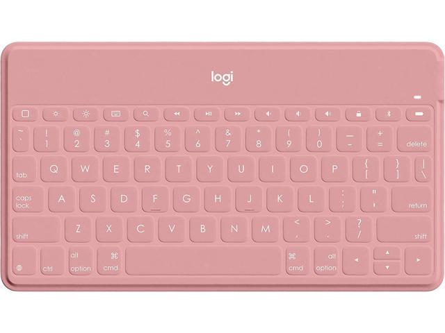 Logitech Keys-to-Go Super-Slim and Super-Light Bluetooth Keyboard for  iPhone, iPad, Mac and Apple TV, Including iPad Air 5th Gen (2022) - Blush  Pink 