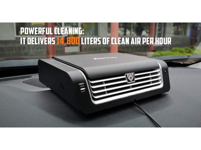 Airdog V5 Car Air Purifier with Washable Filters - Eliminate Bacteria,  Mold, Smoke, Pollutants, Toxins - (Patented TPA Technology)