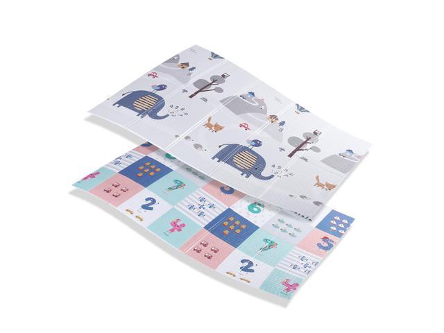 Calody Baby Play Mat, Extra Large Baby Crawling Mat, Portable Waterproof Non Toxic Soft Foam, Reversible Playmat for Baby Infant