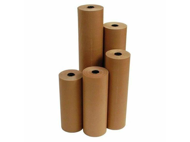 Lbs Brown Kraft Paper Roll Shipping Wrapping Cushioning Void Fill Newegg Com