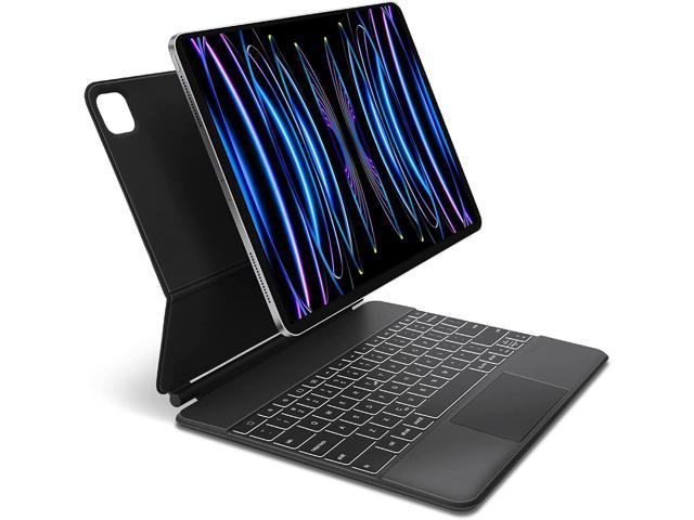 Magic Keyboard for iPad Pro 12.9 2022 6th Gen / 2021 5th Gen / 2020 4th Gen / 2018 3rd Gen - Backlit Trackpad Keyboard Magnetic Folio Smart Stand Cover for iPad Pro 12.9" 6th & 5th & 4th & 3rd Gen