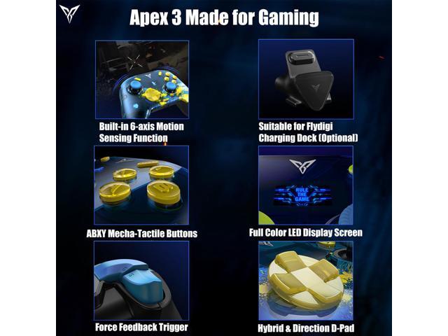 Flydigi Apex 3 Elite Gaming Controller, Innovative Force Feedback