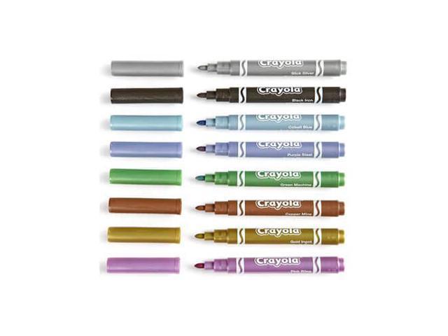 Crayola Metallic Markers Assorted 8/Set 588628