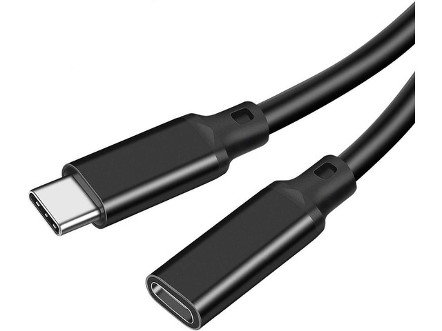 USB C Extension Cable 10FT , Type-C Male to Female Extender Cord, 4K ...