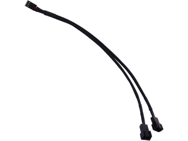 Case Fan 3pin 1 to 2 Splitter Cable Hub Adpater,Motherboard 3-pin Fan ...