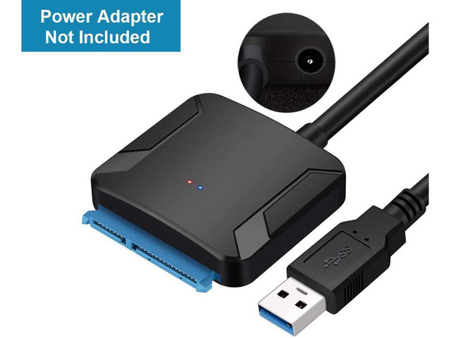 SATA to USB 3.0 External Converter Cable for 2.5 and 3.5 Inch Hard Drives