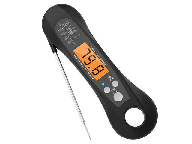 Meat Thermometer, Dual Probe Food Thermometer With Backlight & Calibration,  Digital Instant Read Meat Thermometer For Kitchen, Food Cooking, Bbq, Milk,  Coffee, And Oil Deep Frying, Barbecue Thermometer, Kitchen Accessaries, Bbq  Tools 