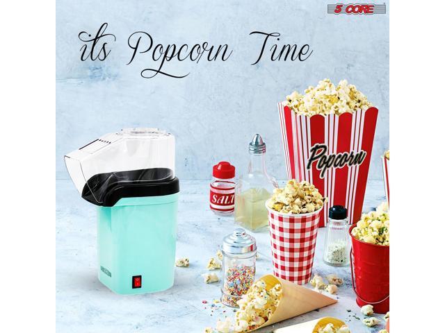 5 Core Popcorn Machine Hot Air Electric Popper Kernel Corn Maker BPA Free No Oil Pop B