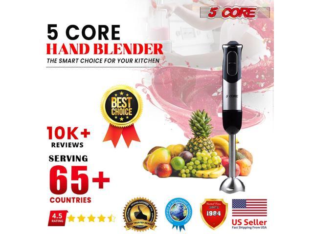 5 CORE Powerful Immersion Blender 500 Watt Multi-Purpose Hand Blender Heavy  Duty Copper