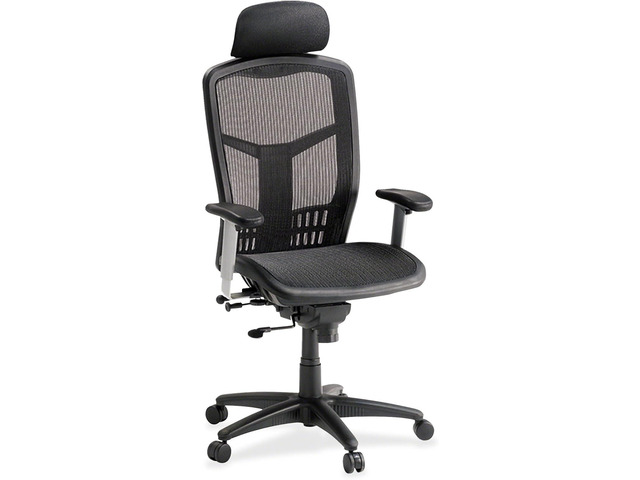 Relieve Back Pain High-Back Mesh Chair Lorell LLR60324 Office Seating