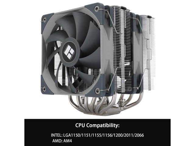 Thermalright Peerless Assassin 120 CPU Air Cooler, 6 Heatpipes,Dual 120mm  TL-C12 PWM Fan, Aluminium Heatsink Cover, AGHP Technology, for AMD AM4