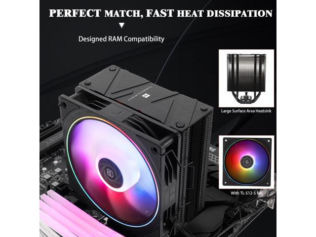 Thermalright Assassin Spirit 120 EVO CPU Cooler, 4 Heat Pipes,TL-S12-S ...