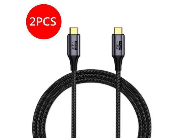USB-C Male to USB-C Female Angled Cable USB 3.2 Gen3 20Gbps 240W 1m