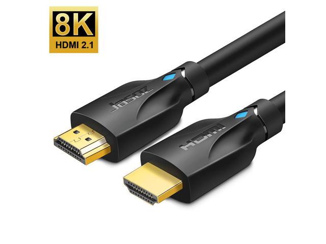 HDMI 2.1 Certified 8K High Performance HDMI Cable with Pressure Lock  Connectors