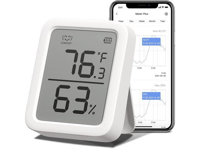 2 Pieces Thermometer Hygrometer Bluetooth. Humidity Temperature Sensor With  Data