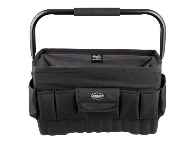 bucket boss pro box 18 tool bag in black, 74018 