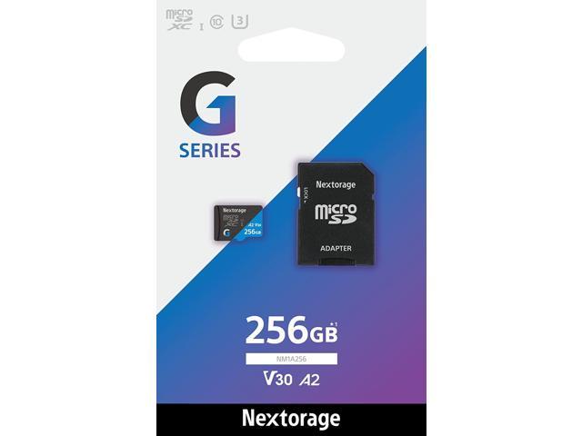 Nextorage Japan 256GB A2 V30 CL10 Micro SD Card for Nintendo Switch, Steam  Deck, Smartphones, Gaming, Go Pro, 4K Video, microSDXC Memory Card UHS-I U3