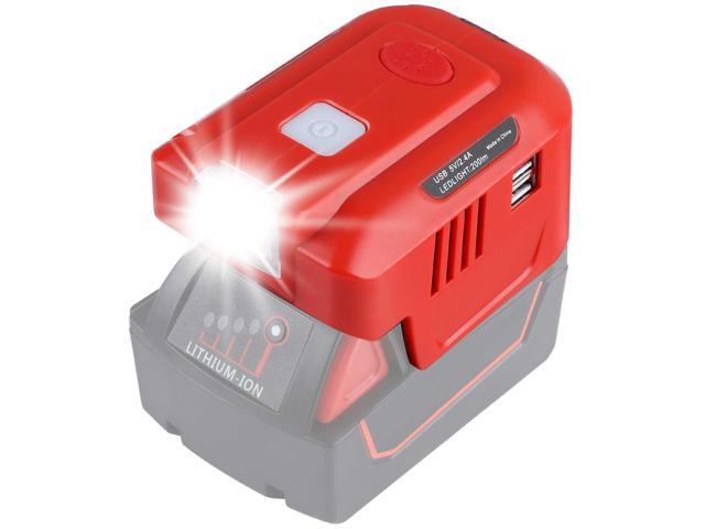 200W Power Supply Inverter For Milwaukee 18V Battery w/AC Outlet