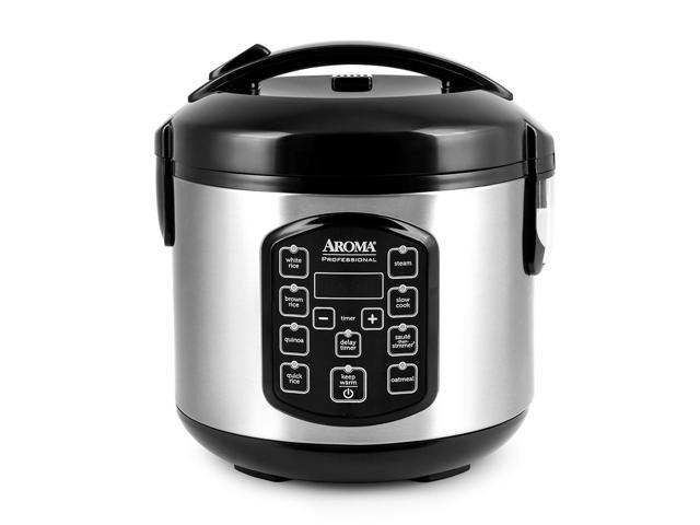 Aroma Housewares ARC-954SBD Rice Cooker, 4-Cup Uncooked 2.5 Quart ...