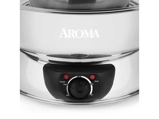 Aroma Stainless Steel Hot Pot Silver (ASP-600)