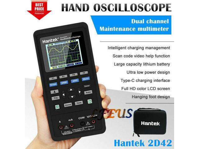Hantek 2D42 2 Channel 3in1 Handheld oscilloscope DMM Multimeter tester ...