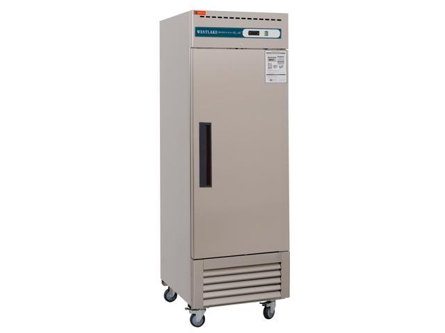 WESTLAKE WKR-23B Single Door Commercial Refrigerator Stainless Steel Reach-in Upright Fan Cooling Cooler For Restaurant,Bar,Catering, Residential 23 Cubic.ft (Commercial Kitchen Equipment)