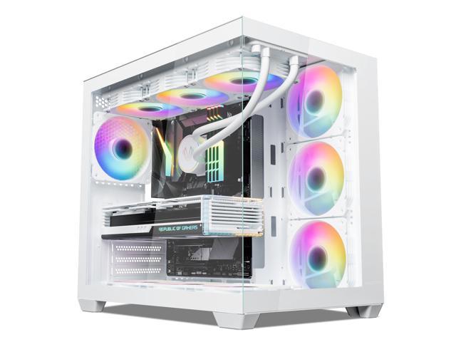 Vetroo AL900 ATX Computer PC Case 270° Full View Tempered Glass Pre ...