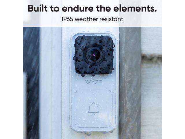 Refurbished: Wyze Video Doorbell, Chime Included, 1080p HD Video, 3:4 ...