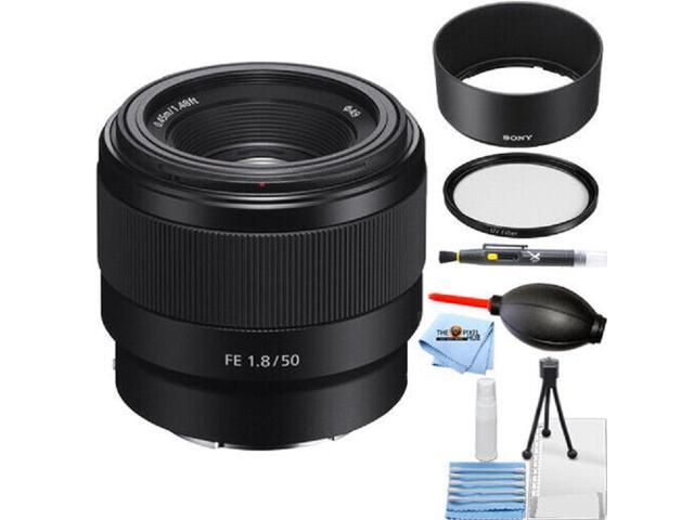 Sony FE Autofocus Motor 50mm f/1.8 Lens (Black) - Essential UV Filter ...
