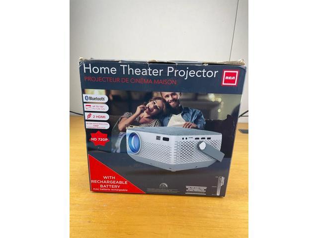 RCA 720p Bluetooth Built-in Battery Home Theater Projector (RPJ402
