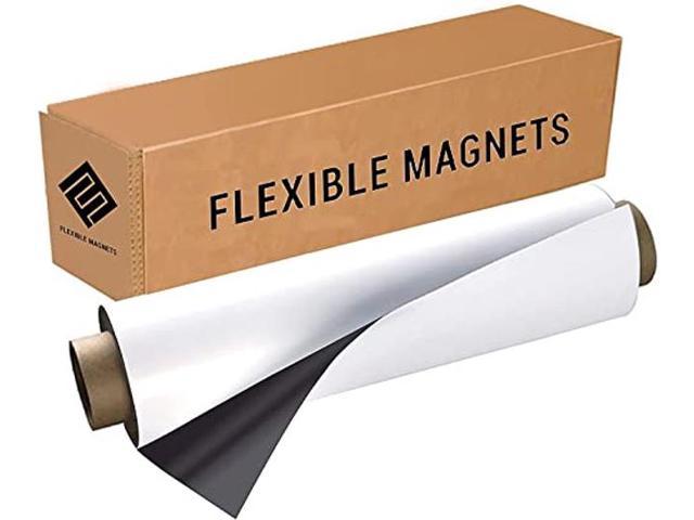 Flexible Vinyl Roll of Magnet Sheets - White, Super Strong & Ideal for ...