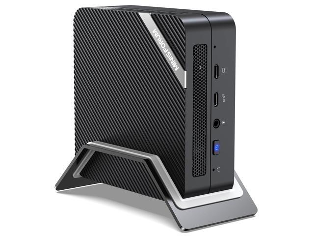  MINISFORUM UM590 Mini PC Barebone with AMD Ryzen 9  5900HX,Upgraded HX90 Desktop PC, 2 x HDMI Ports, 1 x USB Type-C, 4 x USB  3.2 Type A, Wifi6, Bluetooth5.2,1x 2.5G RJ45 