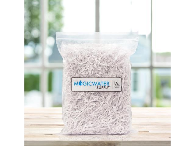 MagicWater Supply Crinkle Cut Paper Shred Filler (1/2 lb) for Gift Wrapping & Basket Filling - White
