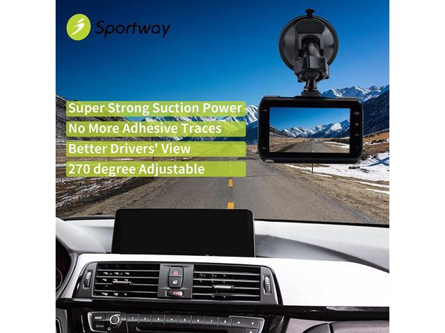 Sportway Dash Cam Mount, S90 Dash Cam Mirror Mount Holder with 6pcs Joints  for Rove APEMAN CHORTAU Roav Nexar iiwey YI Z-Edge Old Shark KDLINKS