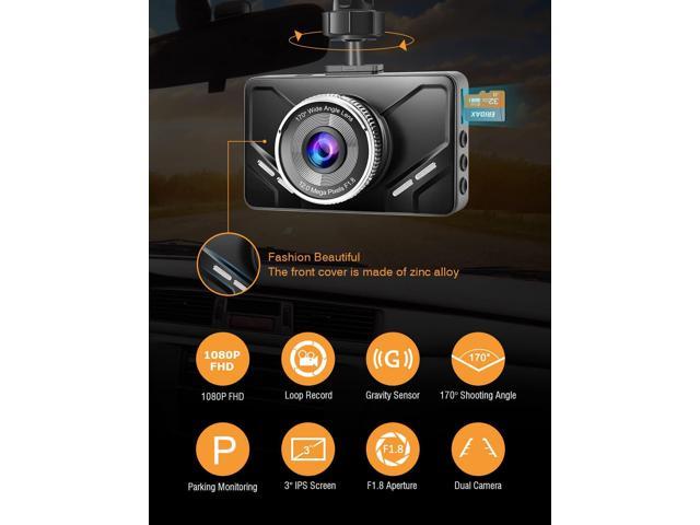 ERIDAX 1080P FHD Dash Camera for Cars 