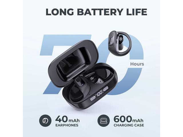 Wireless Earbuds 70Hrs Playtime Bluetooth 5.3 Earphones with Mic