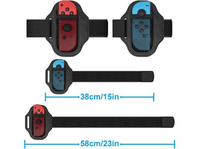 Leg Band Strap for Nintendo Switch Sports Play Soccer for Ring Fit Adventure  [2 Packs], Adjustable Elastic Movement Leg Strap Accessory for  Switch/Switch OLED Joycon Controller for Adults and Kids : 