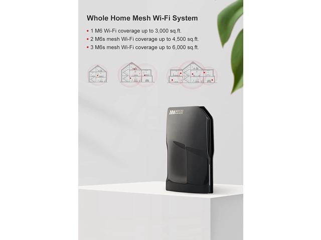 Mercku M6 Wi-Fi 6 Mesh Wi-Fi System 802.11ax Router Whole Home